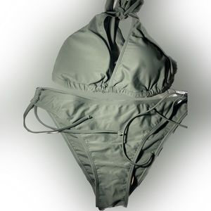 2 pieces bathing suit green soldier size XL